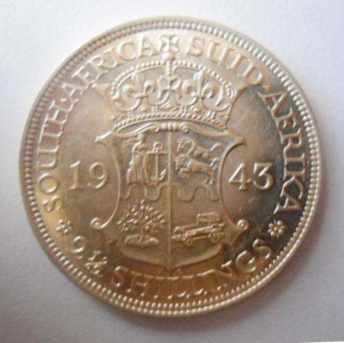 1943 UNC 2.5 SHILLING - VERY SCARCE