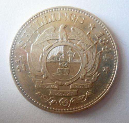 1894 HALF CROWN VF+ / EF