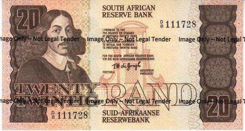 CRISP UNC TW DE JONGH R20 4th. ISSUE