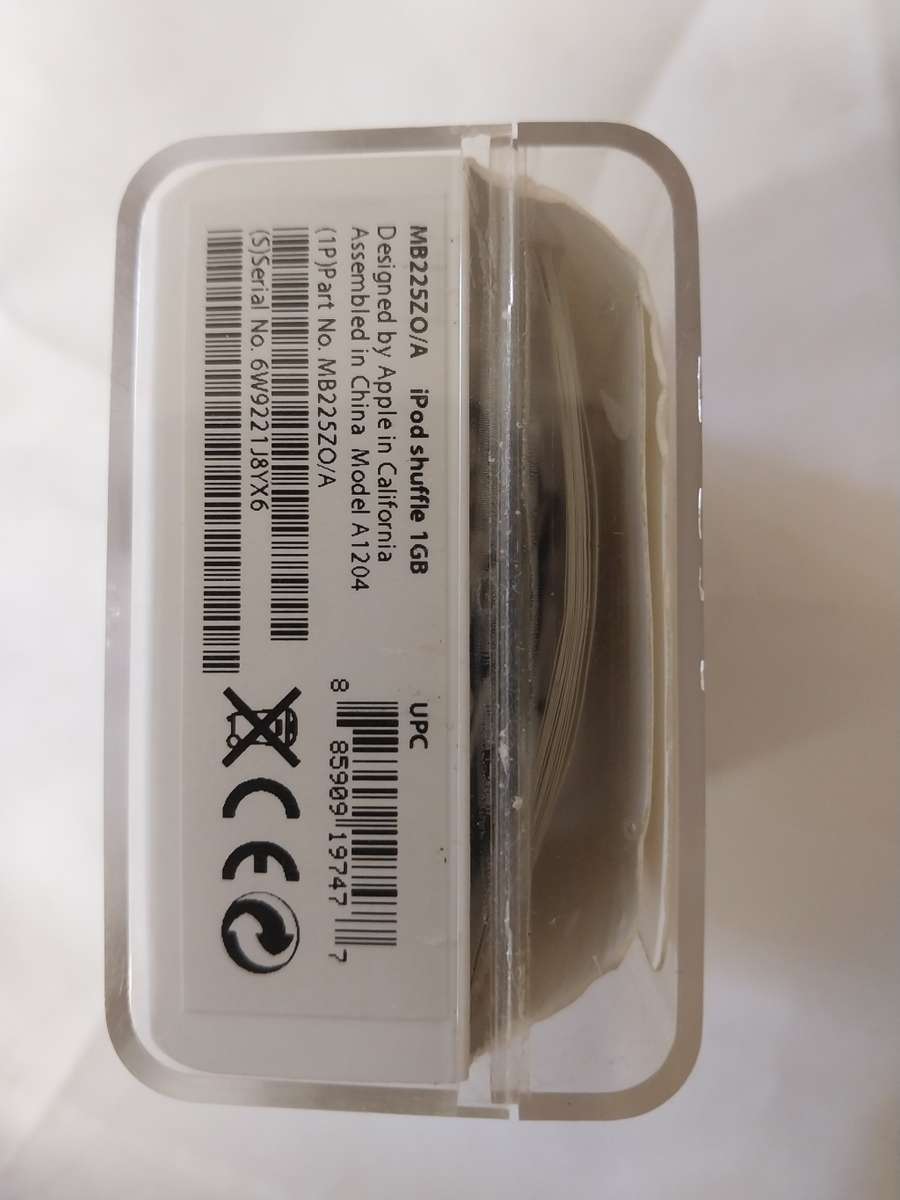 Apple Ipod Shuffle 1G Silver Model 1ste Gen