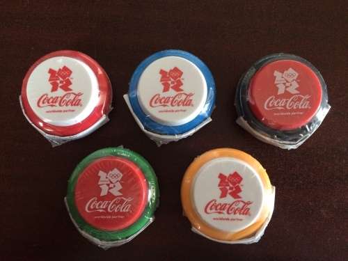Collectable 2012 Olympic Coca Cola Yo yo (Set of 5)