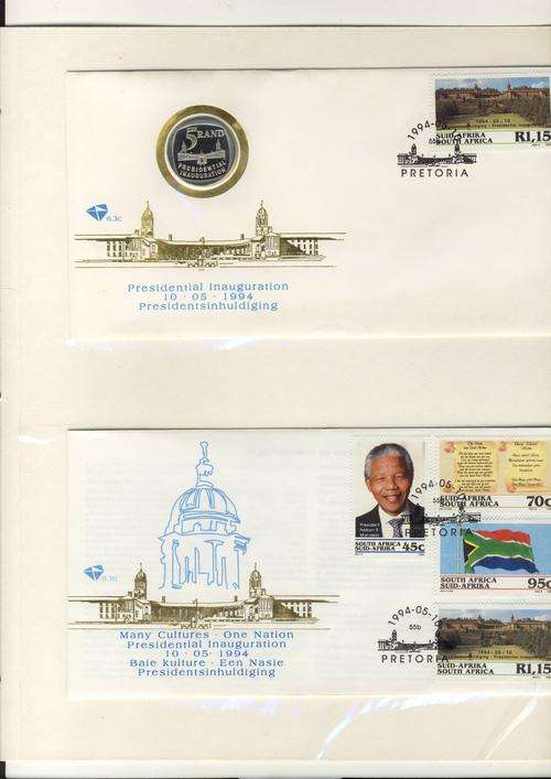 FDC INAUGURATION PROOF R5 "WITH STEPS"