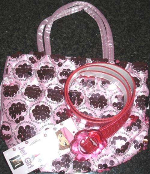 Little Eves Pink Bag and Belt Set