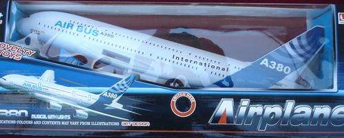 Large Airbus Plane (Musical with Lights)