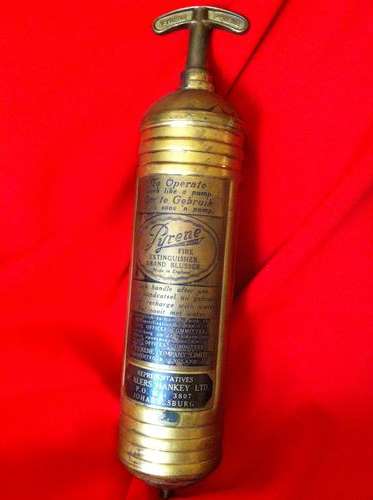 Pyrene Vehicle Fire Extinguisher. Very cool!
