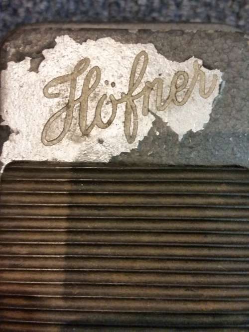 Rare Hofner 1970 Wah Wah pedal. Working condition.