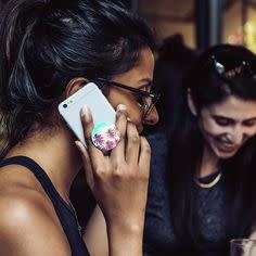 POP SOCKETS PHONE HOLDER STAND (Black)