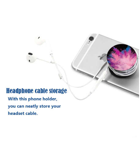 POP SOCKETS PHONE HOLDER STAND (Black)