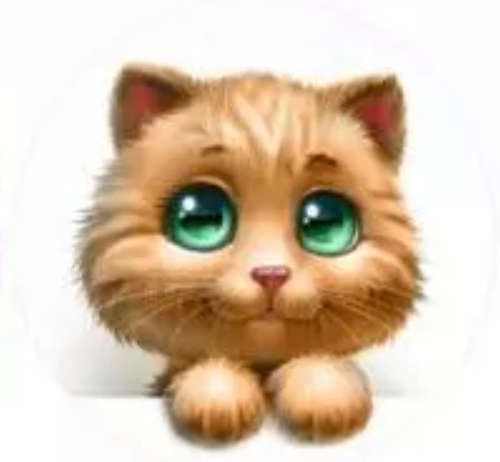 Magnate Plat Disk Stickers for any Phone (CAT FACE)