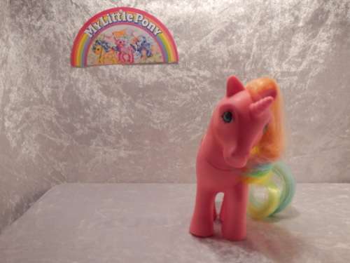 Rare Vintage G1 My Little Pony ***Rainbow Pony Pinwheel***