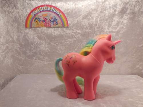 Rare Vintage G1 My Little Pony ***Rainbow Pony Pinwheel***