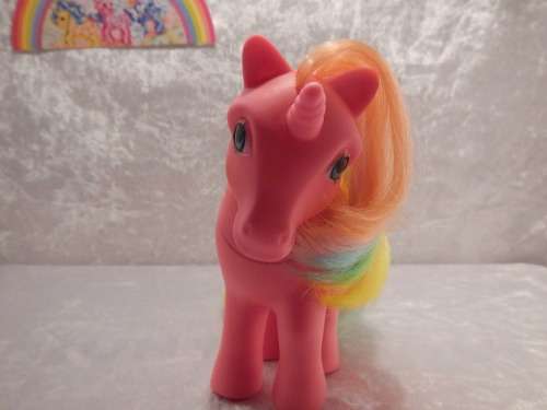 Rare Vintage G1 My Little Pony ***Rainbow Pony Pinwheel***