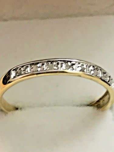 New Diamond 10k Yellow Gold Band ***Free shipping***