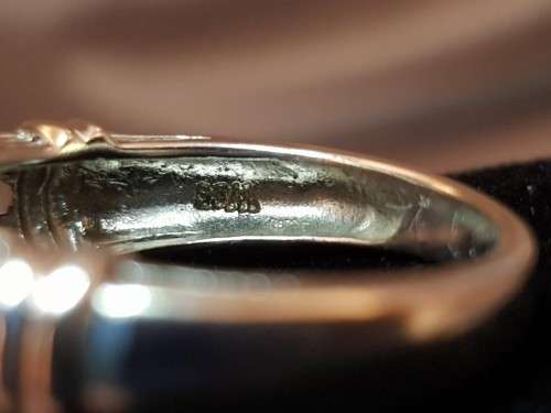 14K White Gold 1.6 carat Diamond Square Cocktail Ring