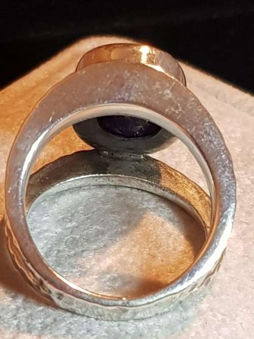 Sterling Silver Natural Sapphire Ring