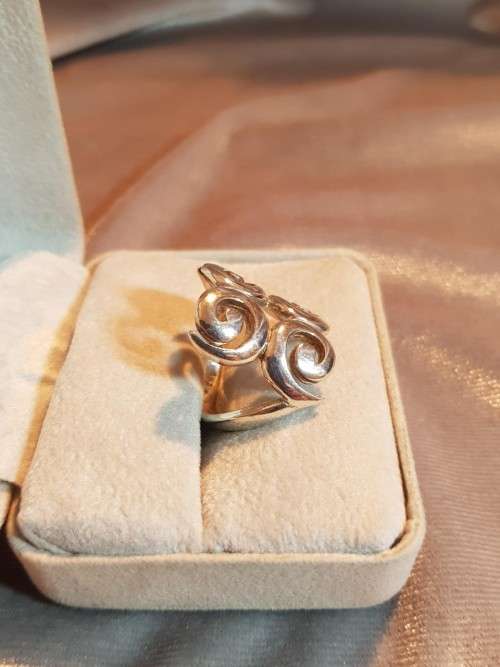 Swirl Sterling Silver Ring
