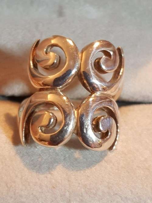 Swirl Sterling Silver Ring