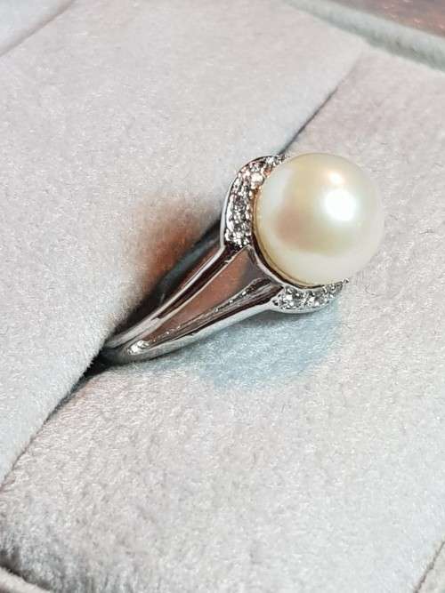 Pearl Sterling Silver Ring