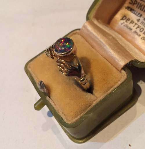 Vintage Opal Gold ring, 9 carat Gold