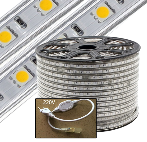 LED STRIP 5050 IP65 WATERPROOF 220VOLT 100 METER