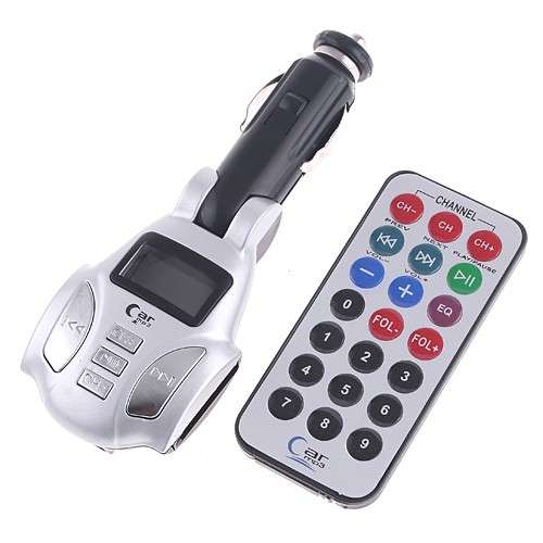 MP3 USB Car FM Transmitter SD/MMC/TF with Remote Control