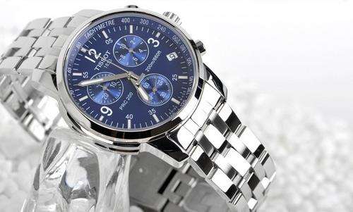 TISSOT Men's PRC 200 Swiss Quartz Chronograph Watch