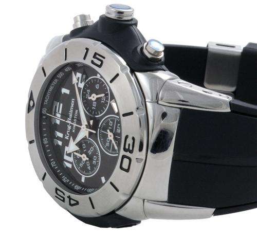 Genuine BRAND NEW - Krug Baumen Black KINGSTON CHRONO Gents Watch