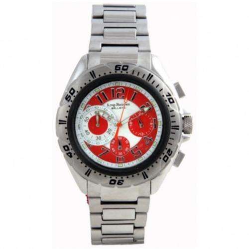 ***RED HOT R1.00 CRAZY AUCTION*** BRAND NEW - Krug Baumen Mens Ballistic Red Steel Bulletproof Watch