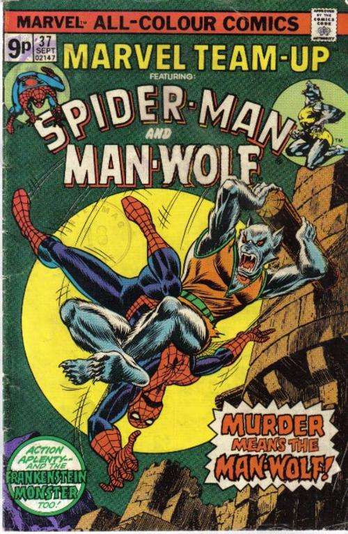 MARVEL SPIDER-MAN AND MAN-WOLF COMIC