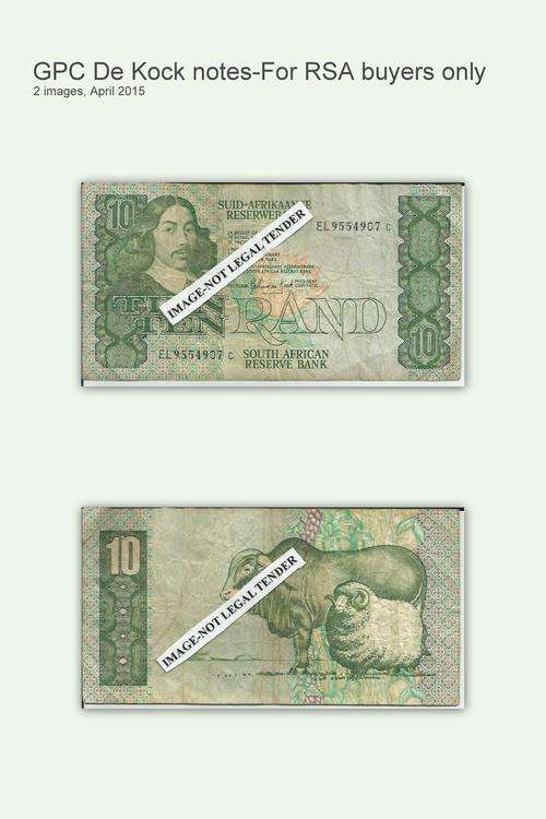 GPC De Kock-R10-3rd issue-Condition as per image.