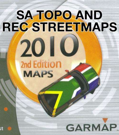 PRELOADED SD CARD WITH 2ND EDITION 2010 TOPO & REC STREETMAPS FOR GARMIN GPS