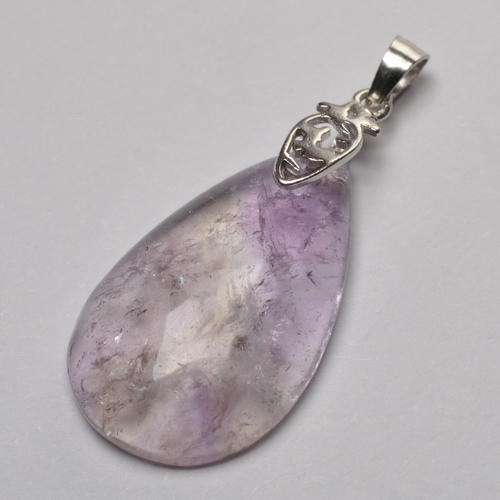 Natural Ametrine & Solid Sterling Silver Pendant