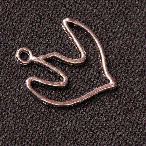 10 x  Tibet Silver Charms -BIRD ********Stunning **********