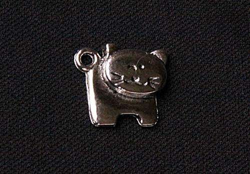 10 x  Tibet Silver Charms - CAT ********Stunning **********