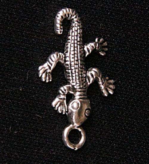 Tibet Silver Charms -GECKO ********Stunning **********