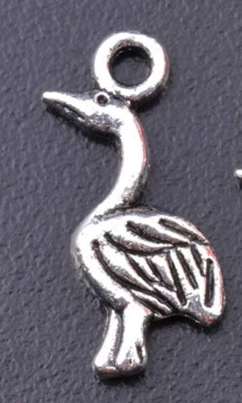 Tibet Silver Charms -EGRET ********Stunning **********