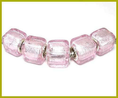 Handcrafted Murano Glass  Beads With 925 SS cores - Fits Pan & Euro Bracelets