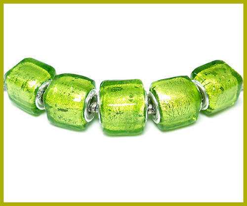 Handcrafted Murano Glass  Beads With 925 SS cores - Fits Pan & Euro Bracelets