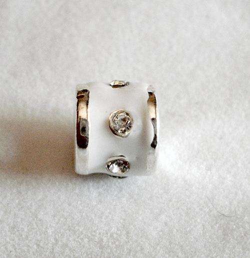 SALE!! Solid .925 Sterling Silver Bead - Fit Pan & Euro Bracelets - Tube