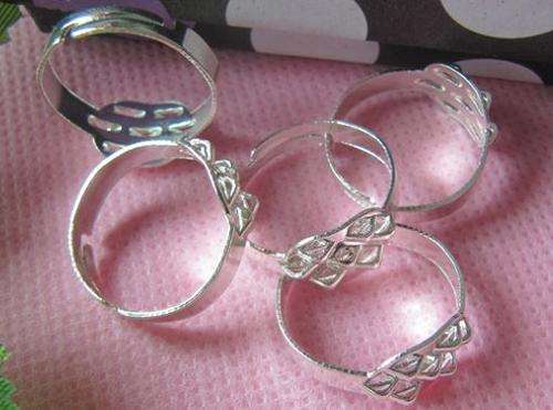 SP Round Ring Blank Base - Adjustable size