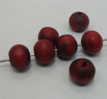80pcs Round Wood Beads- 8 mm
