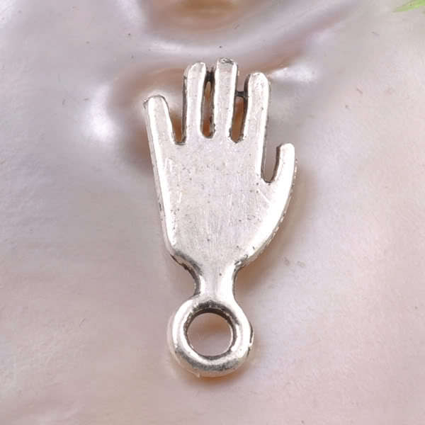 Tibet Silver - Hand - 22 x 10 mm