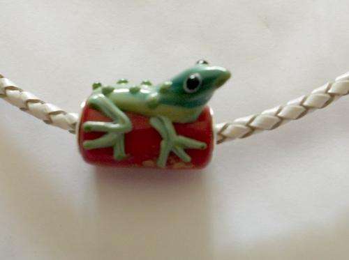 Handcrafted Murano Glass Frog Beads With 925 SS cores (20 x 10mm)- Fits Pan & Euro Bracelets
