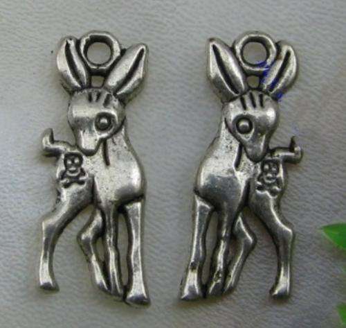 Tibet Silver Charms - Bambi 19 x 7.5mm