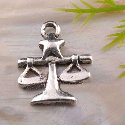 Tibet Silver Charm - Balance - 17 x 15mm