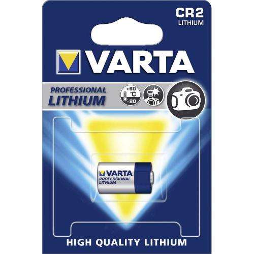VARTA  CR2 3V Lithium Batteries for Camera Flash