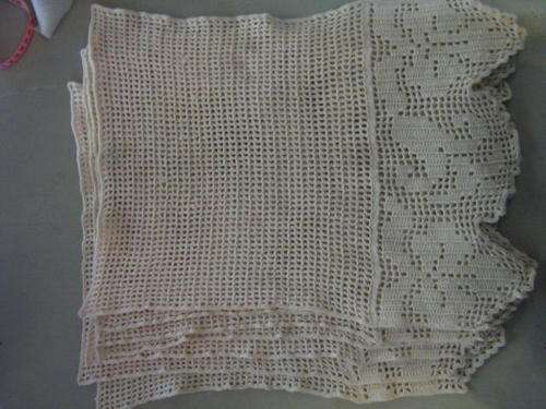 7 x Chrochet Head Rest Covers for Lounge Suite