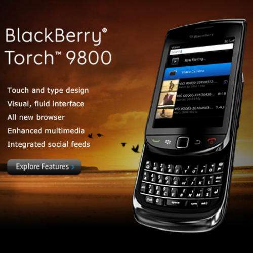 BLACKBERRY TORCH 9800 - LOCAL STOCK
