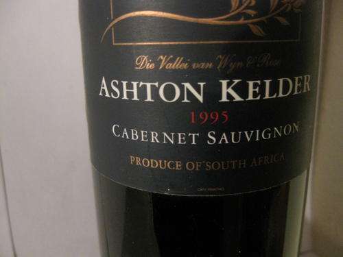 Cabernet Sauvignon 1995 (Ashton Kelder) (750ml)