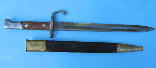 Brazilian Mauser 1908 Bayonet with Scabbard